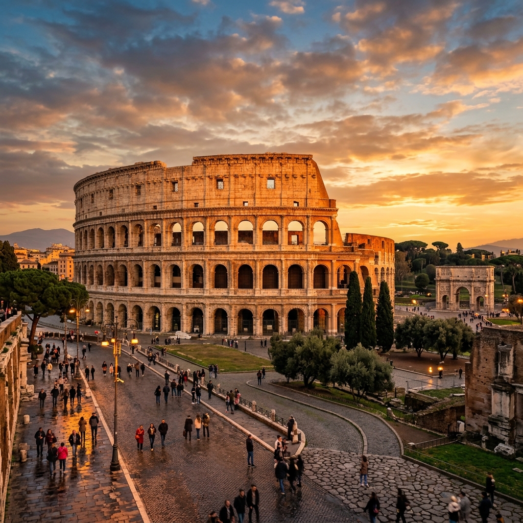 Scenic view of Rome